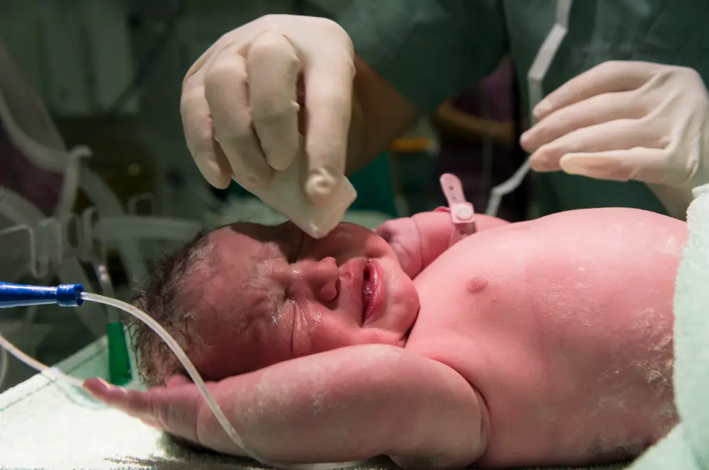 A health baby born after IVF treatment in Chandigarh